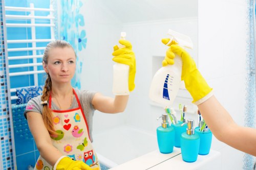 Illustration of accessible cleaning services in the W1 area