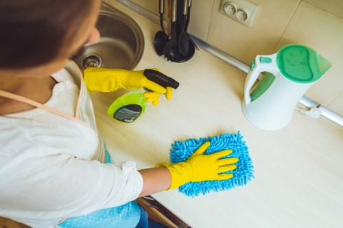 Removal of furniture and household items from a W1 flat