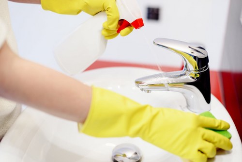 Deep carpet cleaning in a W1 office or commercial space