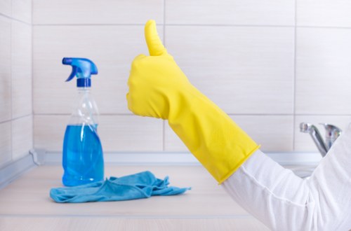 Local transfer station and waste separation for Cleaners W1