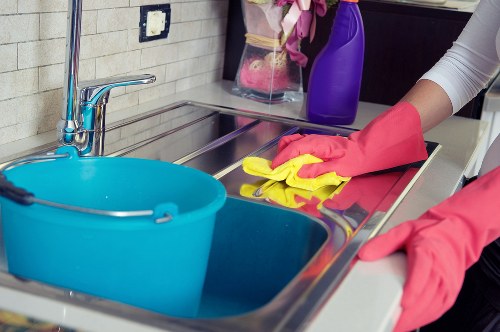 Deep kitchen cleaning service for a central London property