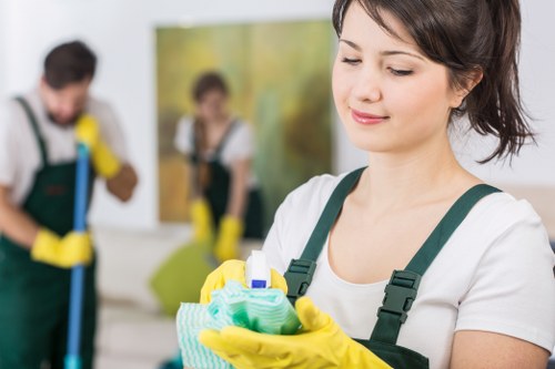 Chemical safety and protective equipment for cleaning staff