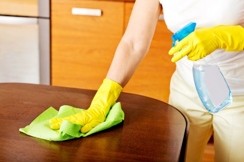 Office deep cleaning service in a busy W1 commercial building